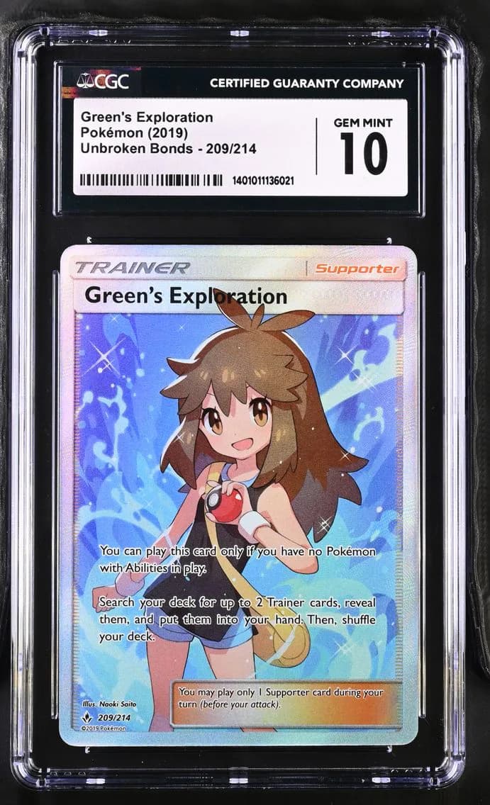 Green's Exploration, Unbroken Bonds, CGC 10
