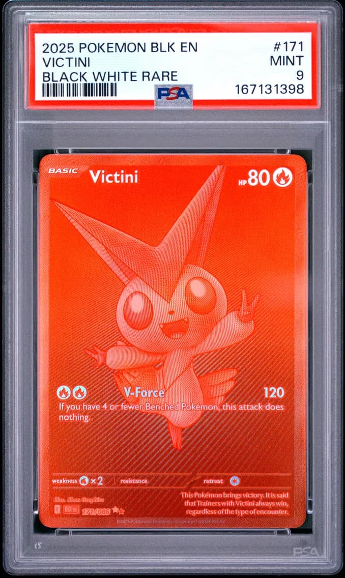 Victini, Black Bolt, PSA 9