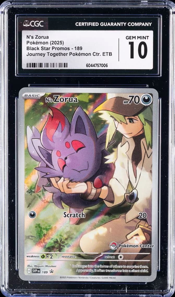 N's Zorua, Black Star Promos - Scarlet & Violet SVP EN, CGC 10
