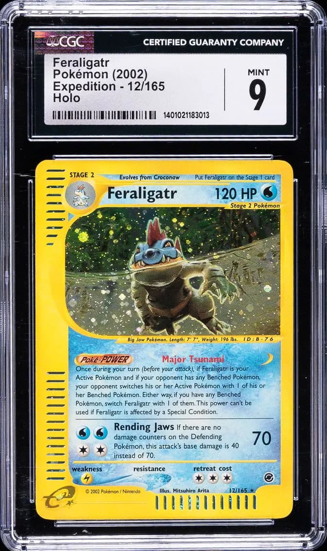 Feraligatr-Holo, Expedition, CGC 9