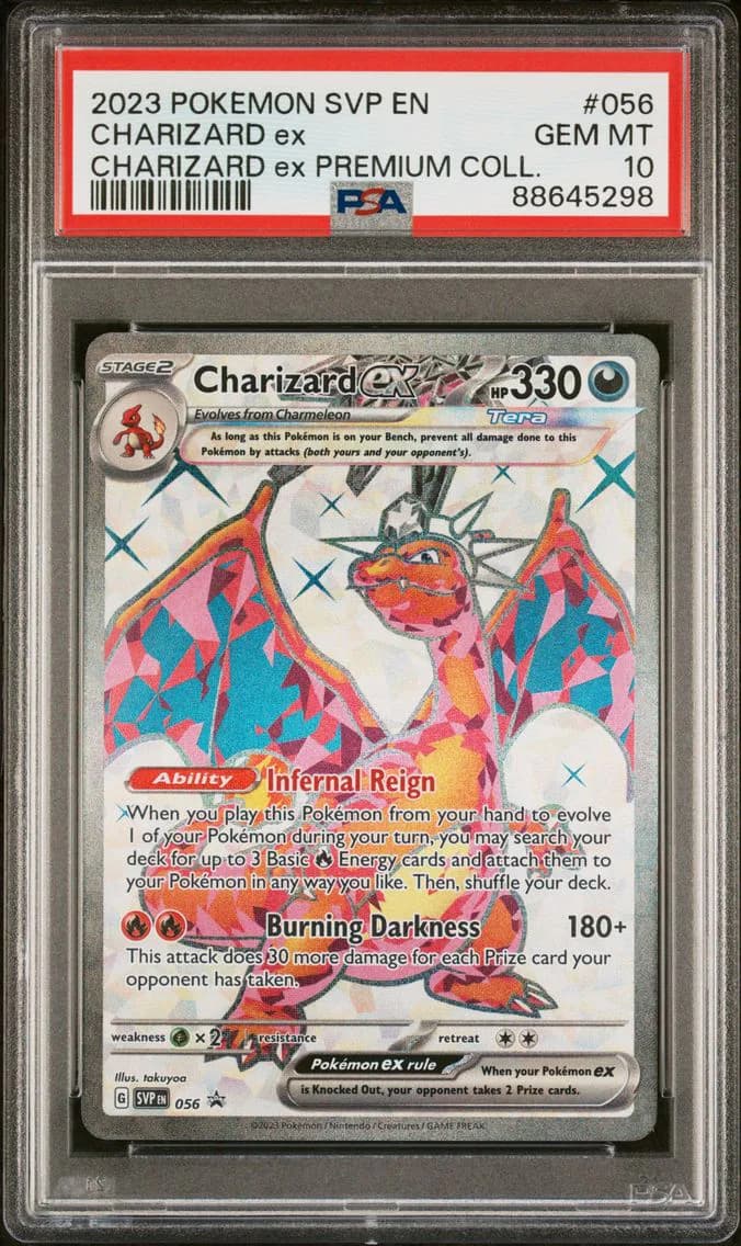 Charizard EX, SV Black Star Promo, PSA 10