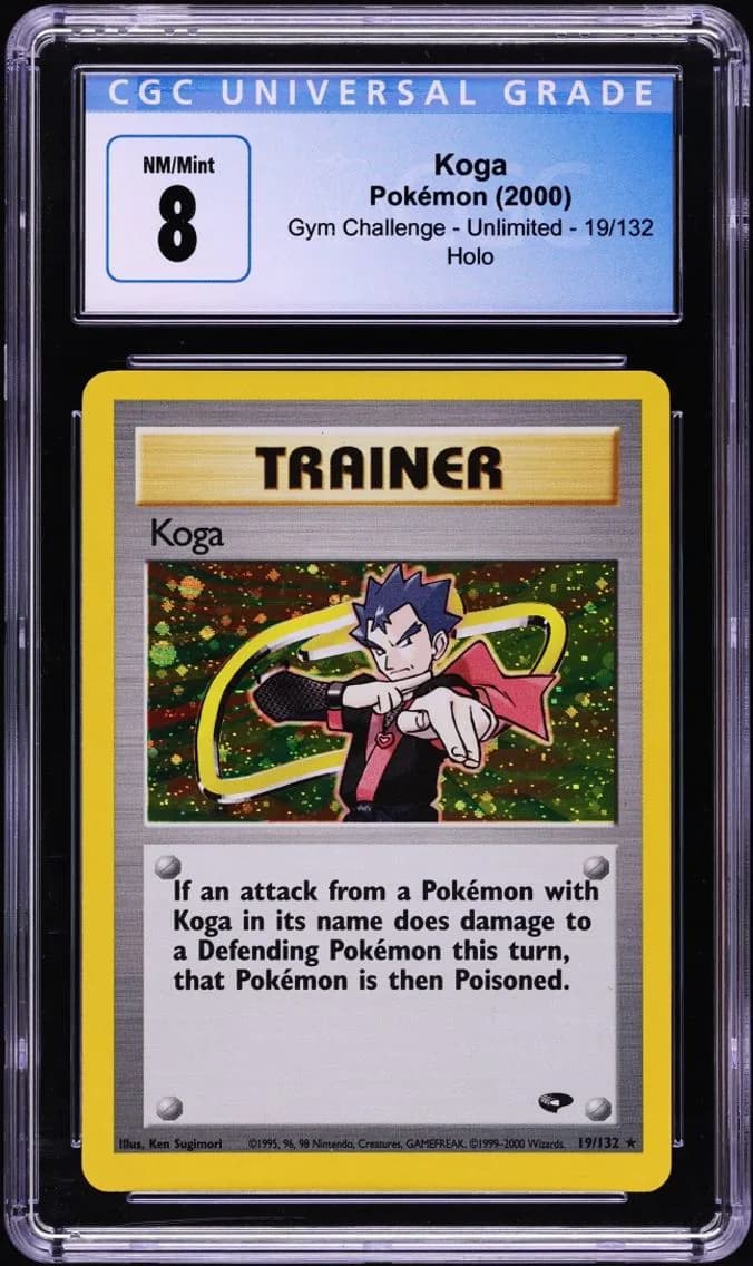 Koga, Gym Challenge - Unlimited, CGC 8