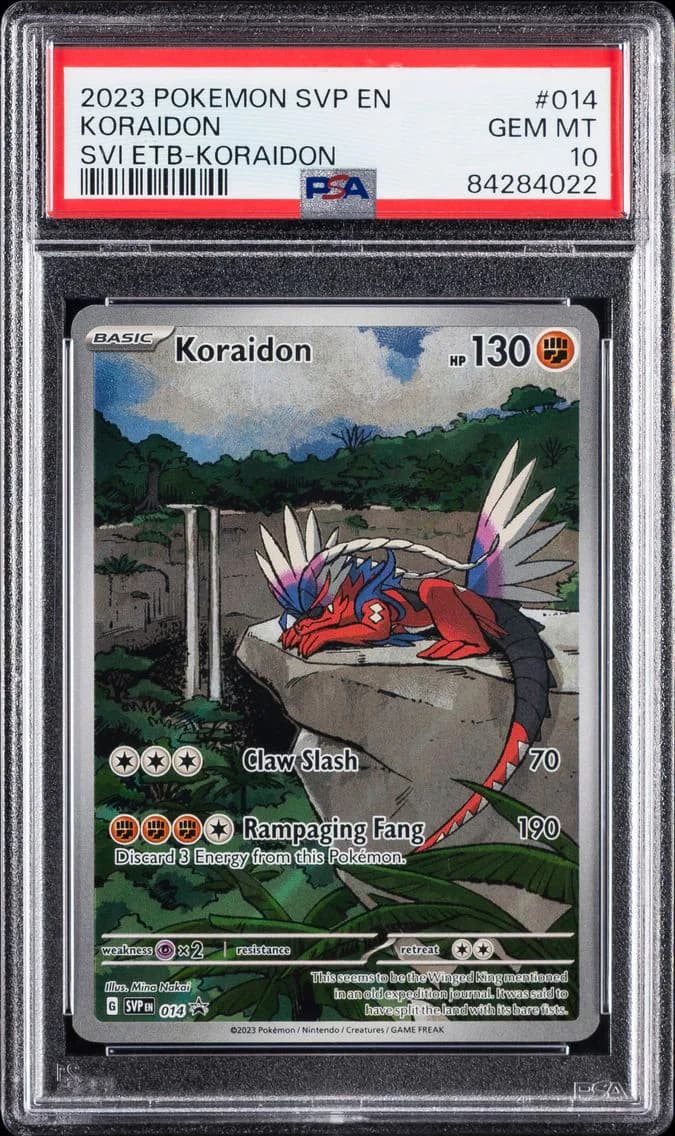 Koraidon, SV Black Star Promo, PSA 10