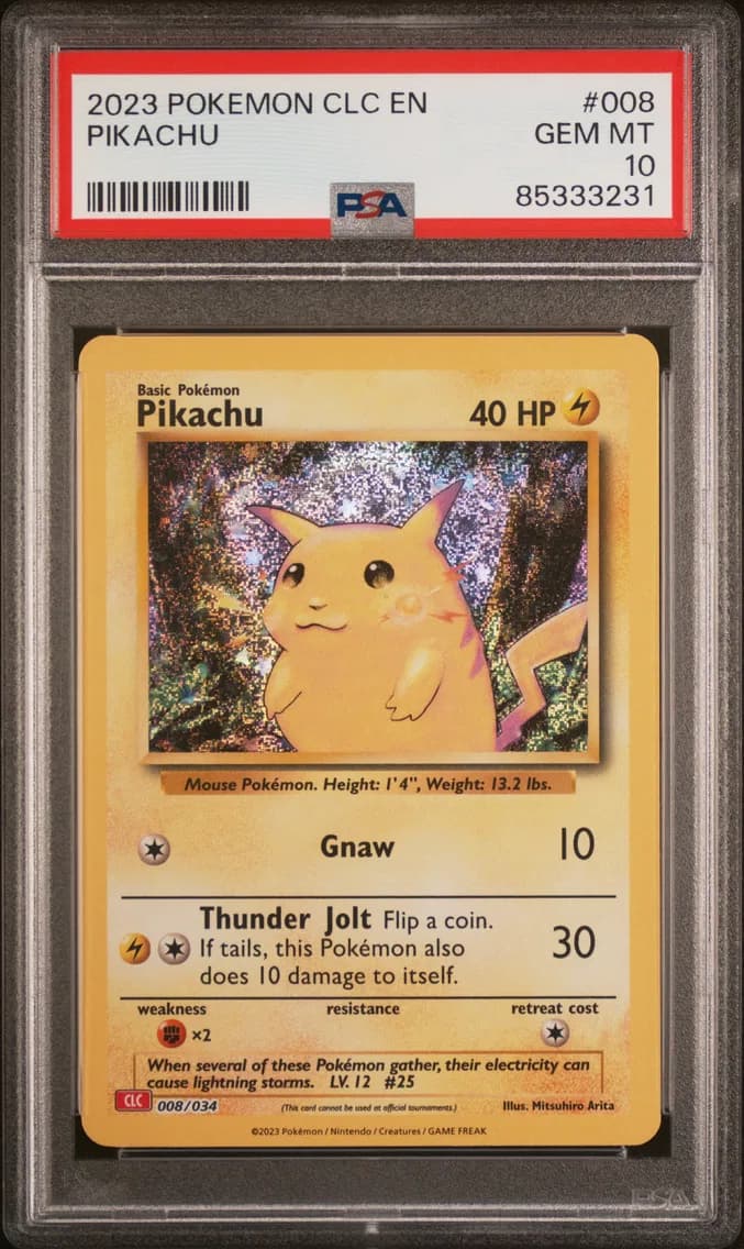 Pikachu, Clc-Trading Card Game Classic Charizard & HO-Oh EX Deck, PSA 10