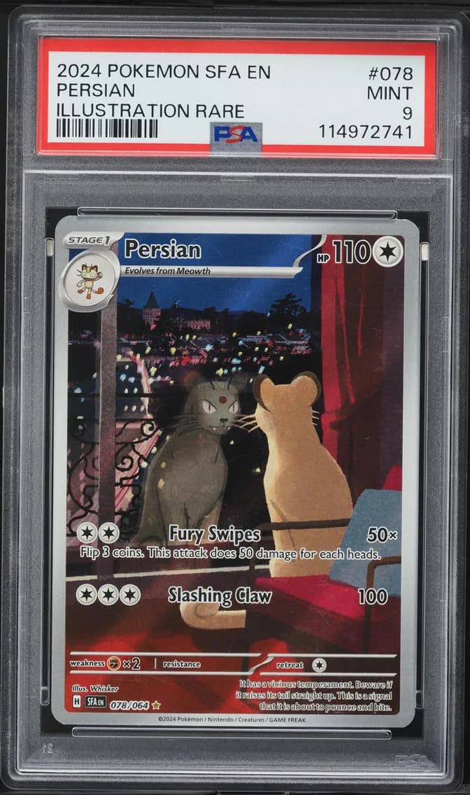 Persian, Shrouded Fable, PSA 9