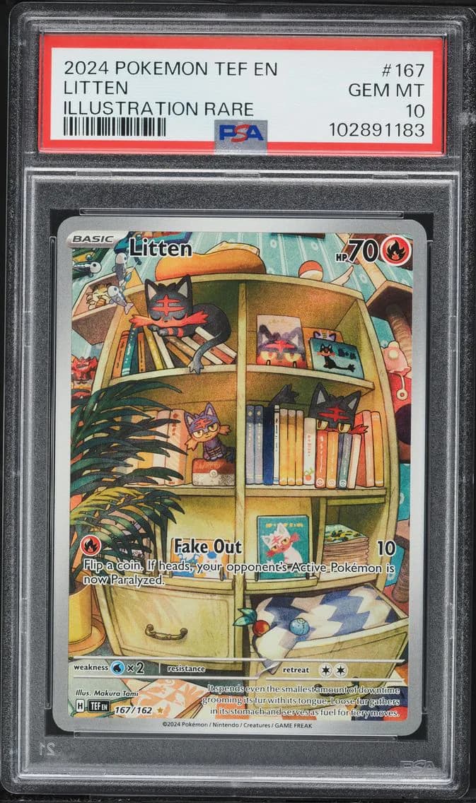 Litten, Temporal Forces, PSA 10