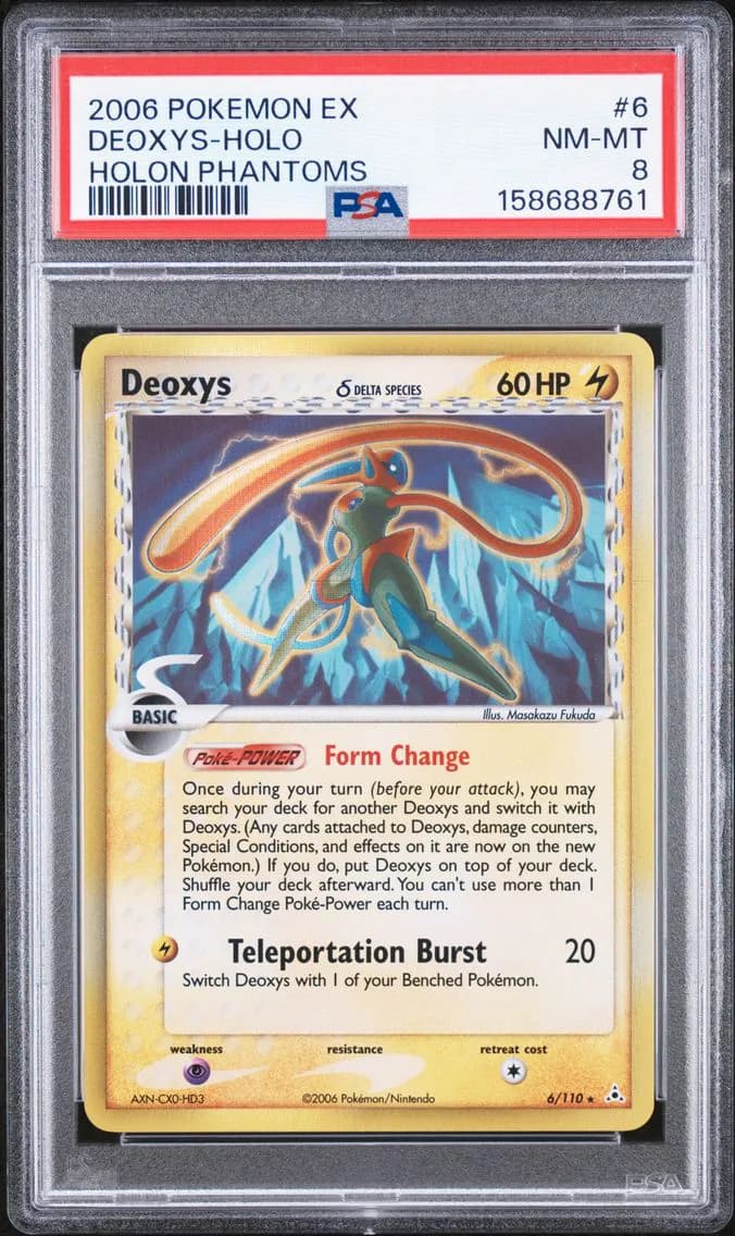 Deoxys-Holo, EX Holon Phantoms, PSA 8