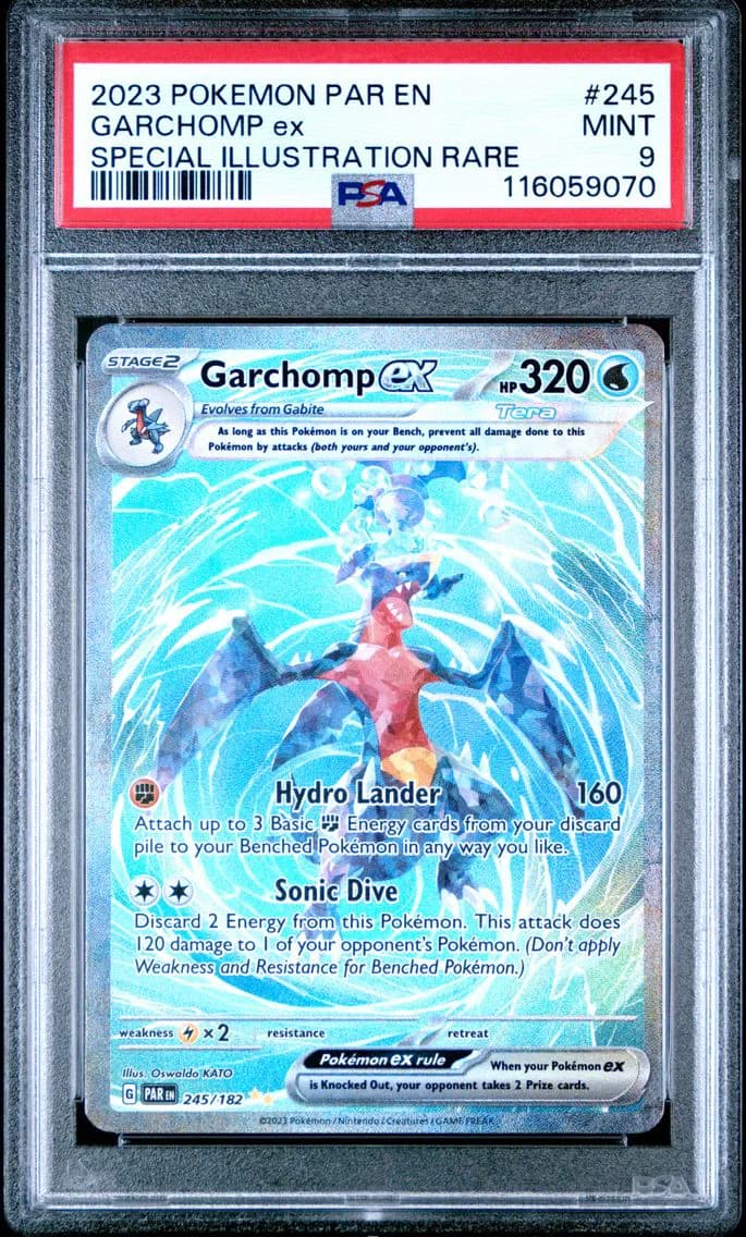 Garchomp EX, Paradox Rift, PSA 9