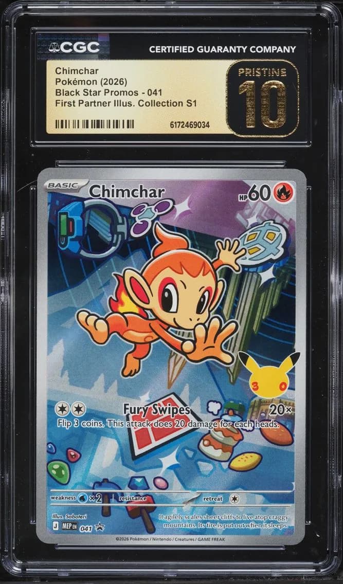 Chimchar, Black Star Promos - Mega Evolution MEP EN, CGC 10