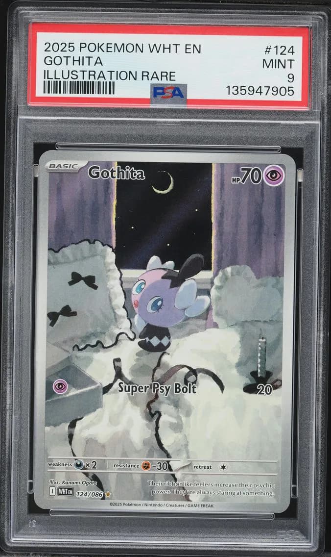 Gothita, White Flare, PSA 9