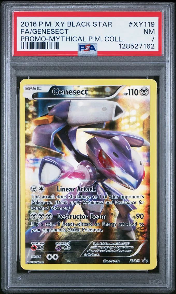 Genesect, XY Black Star Promo, PSA 7