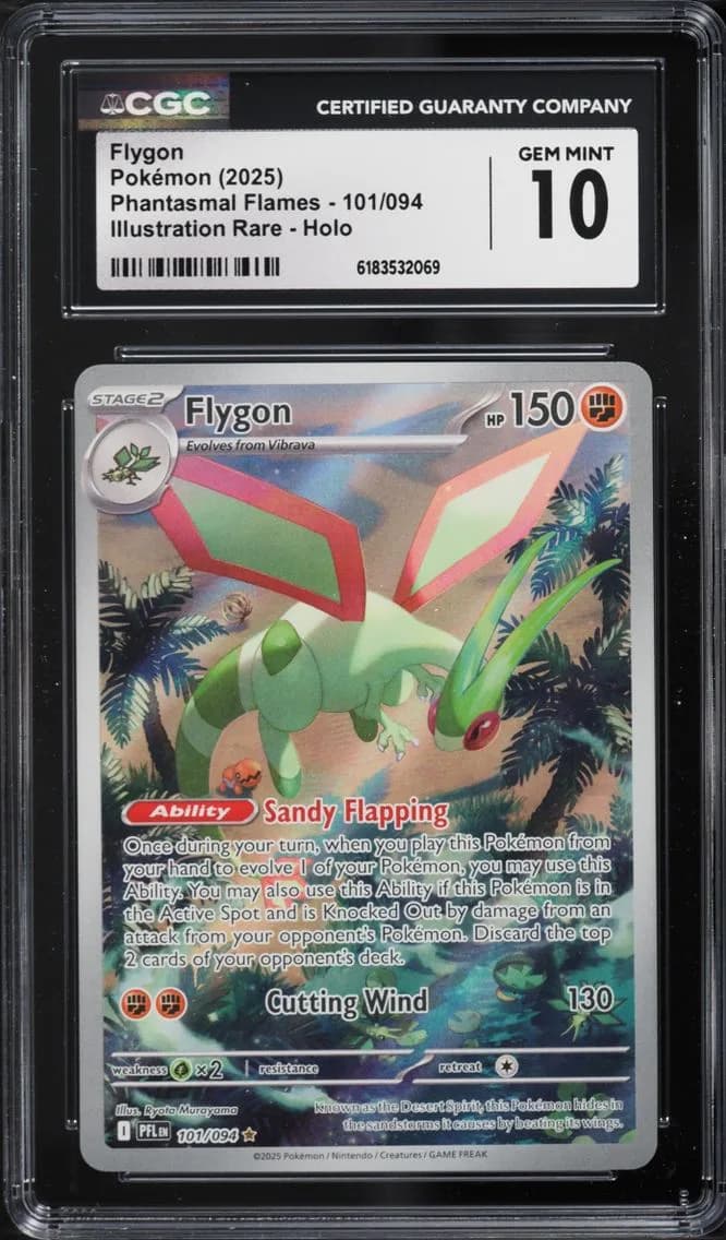 Flygon, Phantasmal Flames, CGC 10