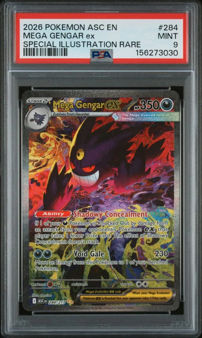Mega Gengar EX, Ascended Heroes, PSA 9