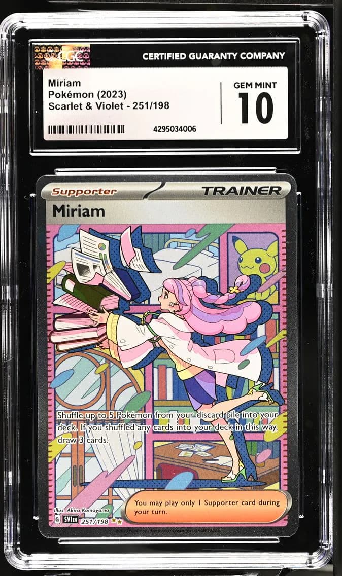 Miriam, Scarlet & Violet - SV1EN, CGC 10