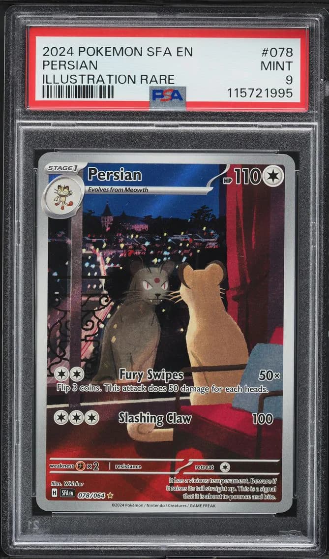 Persian, Shrouded Fable, PSA 9