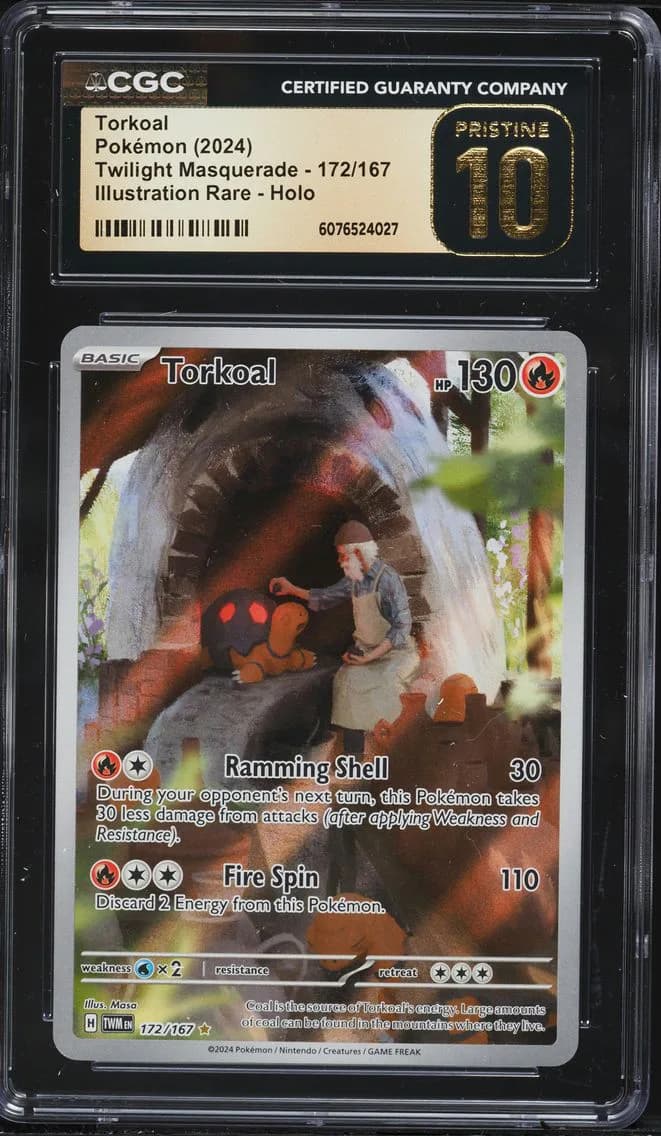 Torkoal, Twilight Masquerade, CGC 10