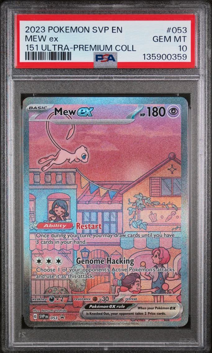 Mew EX, SV Black Star Promo, PSA 10