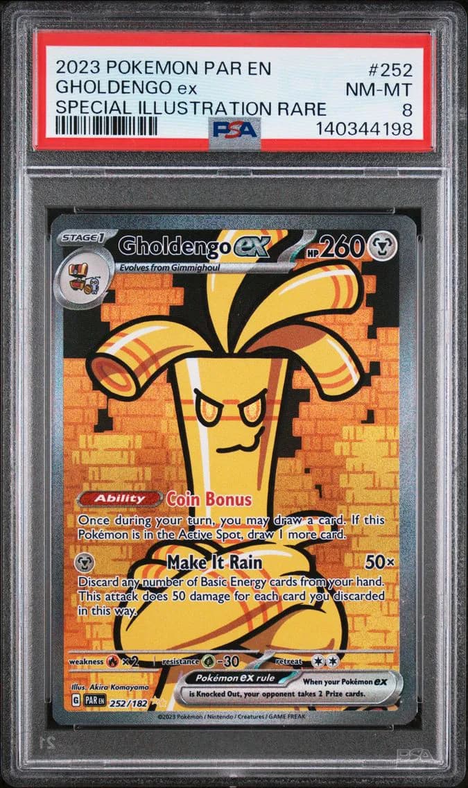 Gholdengo EX, Paradox Rift, PSA 8