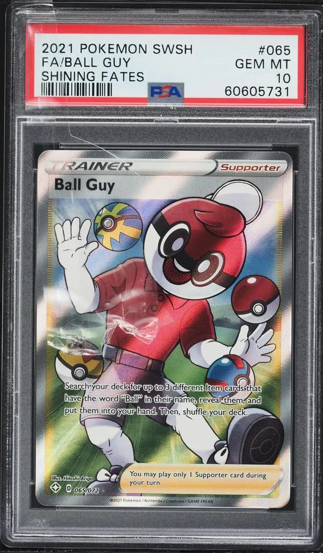 Ball Guy, Sword & Shield Shining Fates, PSA 10