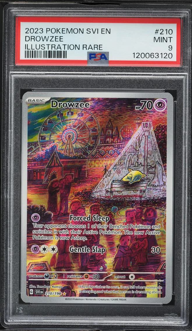 Drowzee, Scarlet & Violet, PSA 9