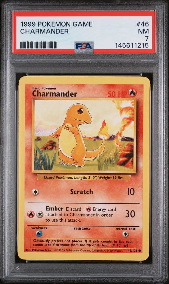 Charmander, Game, PSA 7