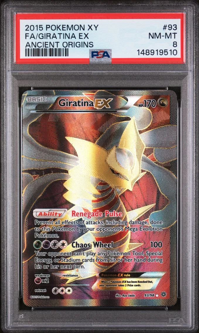 Giratina EX, XY Ancient Origins, PSA 8