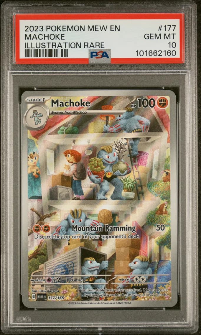 Machoke, 151, PSA 10