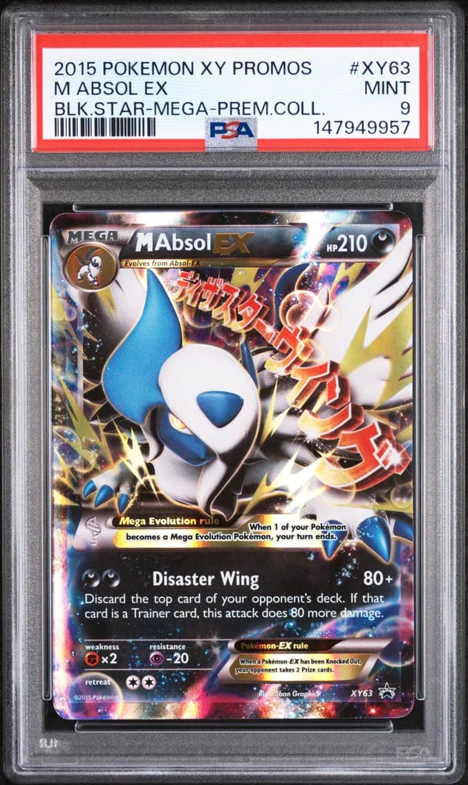 M Absol EX, XY Black Star Promos, PSA 9