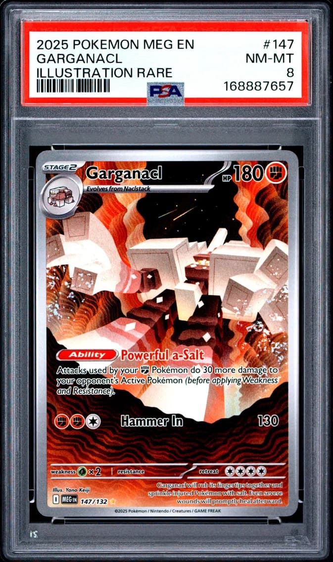 Garganacl, Mega Evolution, PSA 8