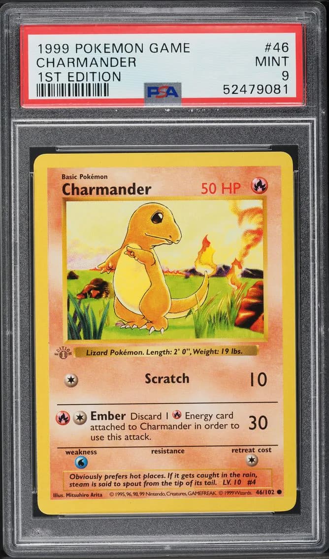 Charmander, Game, PSA 9