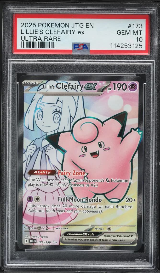 Lillie's Clefairy EX, Journey Together, PSA 10