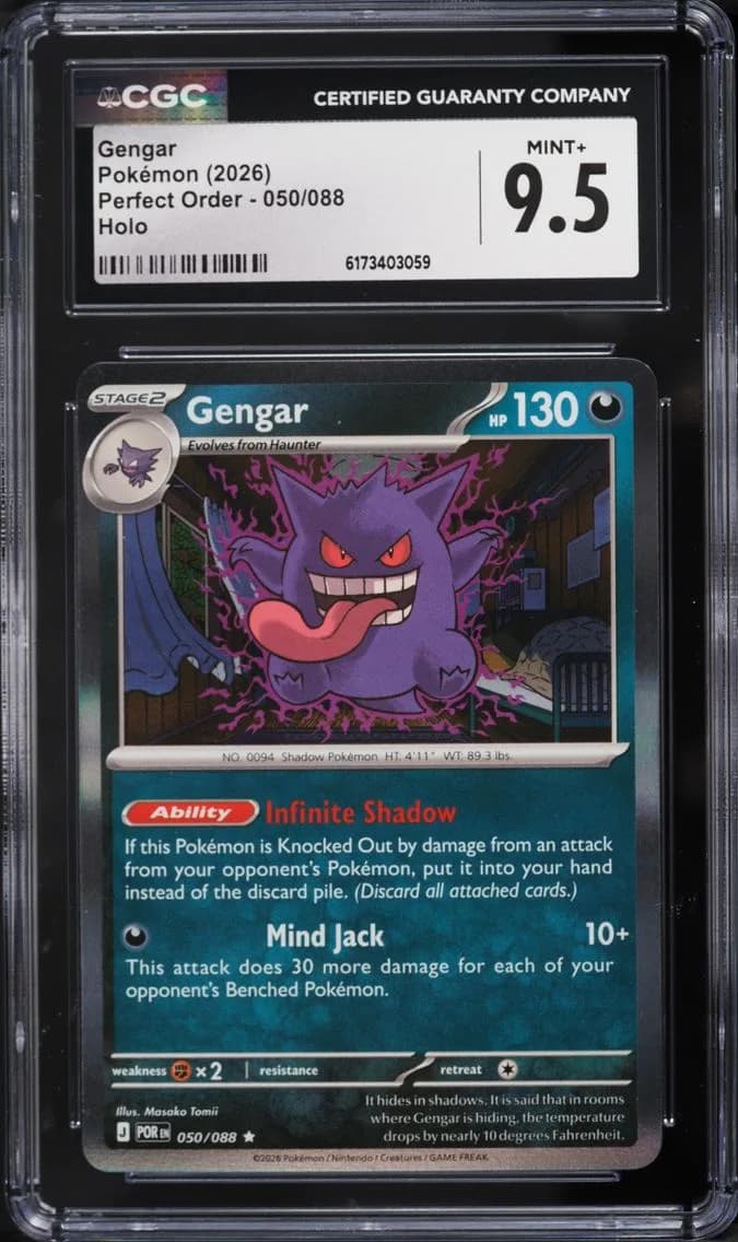 Gengar, Perfect Order, CGC 9.5