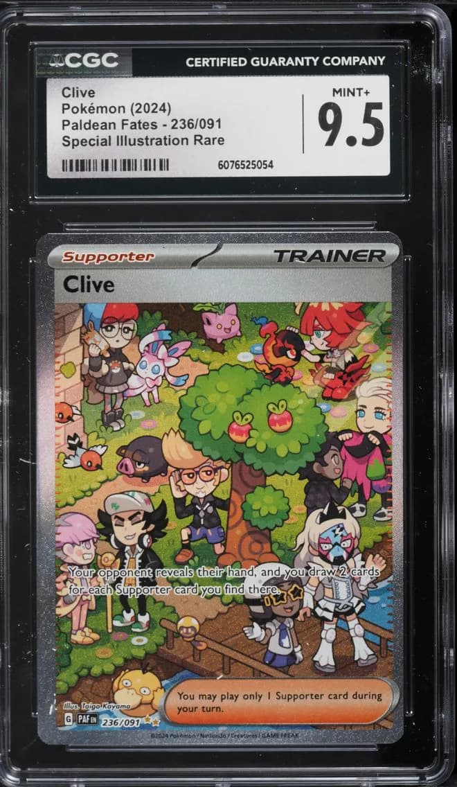 Clive, Paldean Fates, CGC 9.5