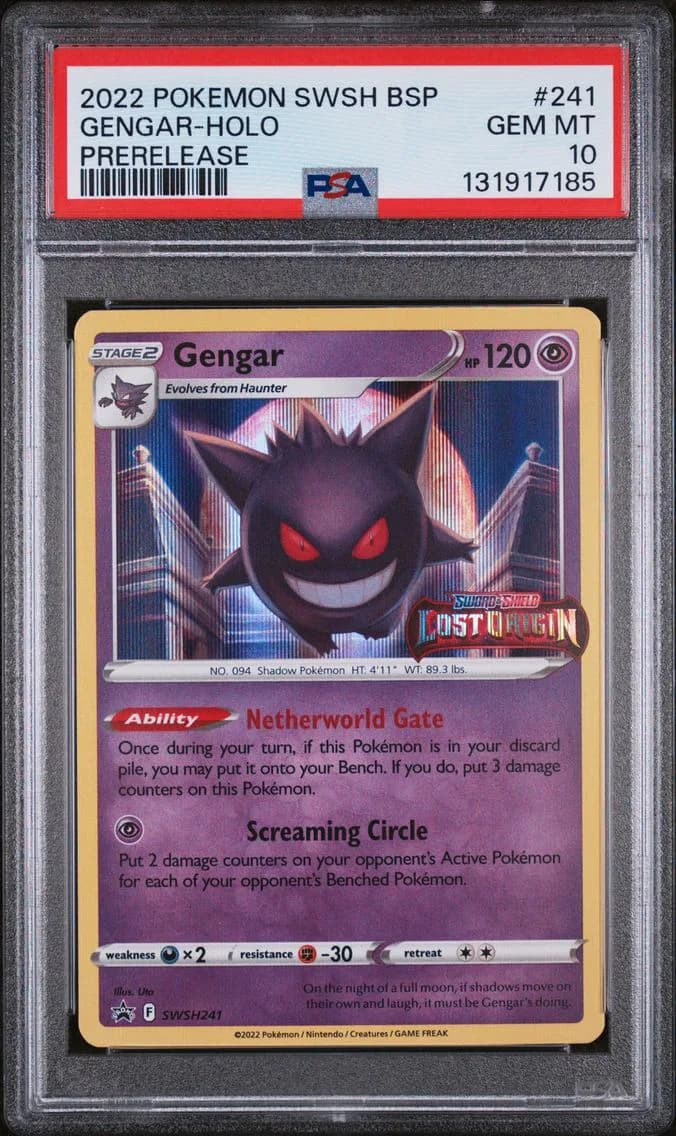 Gengar-Holo, Swsh Black Star Promo, PSA 10