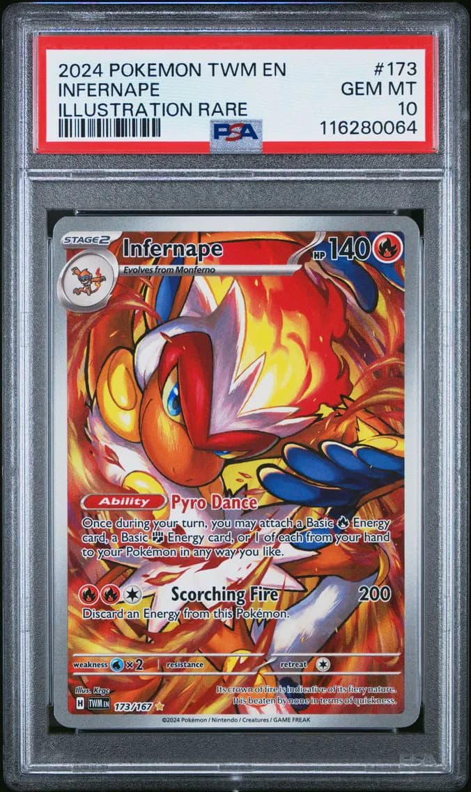 Infernape, Twilight Masquerade, PSA 10