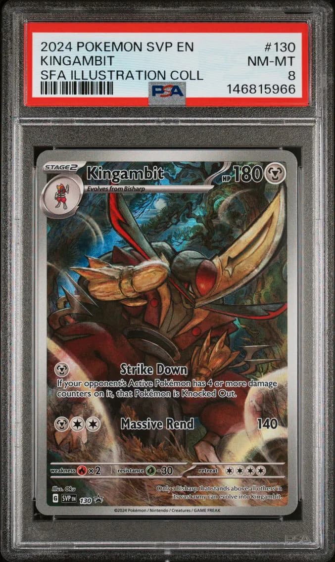 Kingambit, SV Black Star Promo, PSA 8