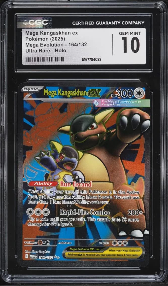 Mega Kangaskhan Ex, Mega Evolution, CGC 10