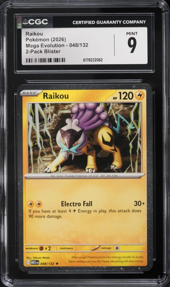 Raikou, Mega Evolution, CGC 9