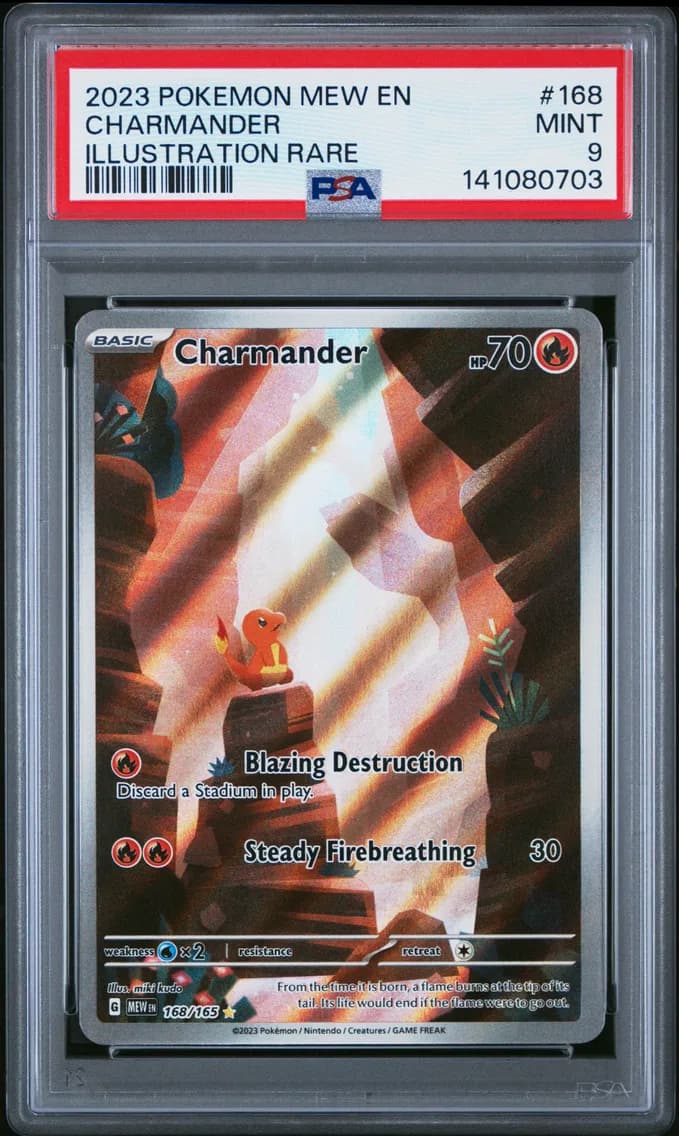 Charmander, 151, PSA 9