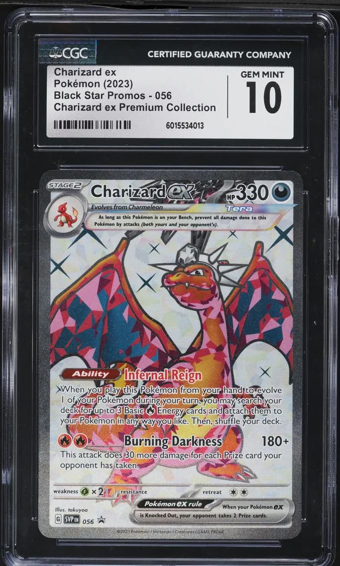 Charizard EX, Black Star Promos - Scarlet & Violet SVP EN, CGC 10