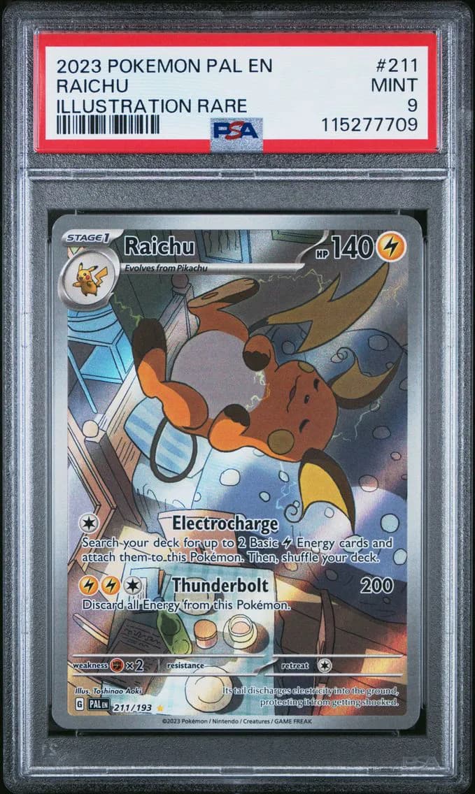 Raichu, Paldea Evolved, PSA 9