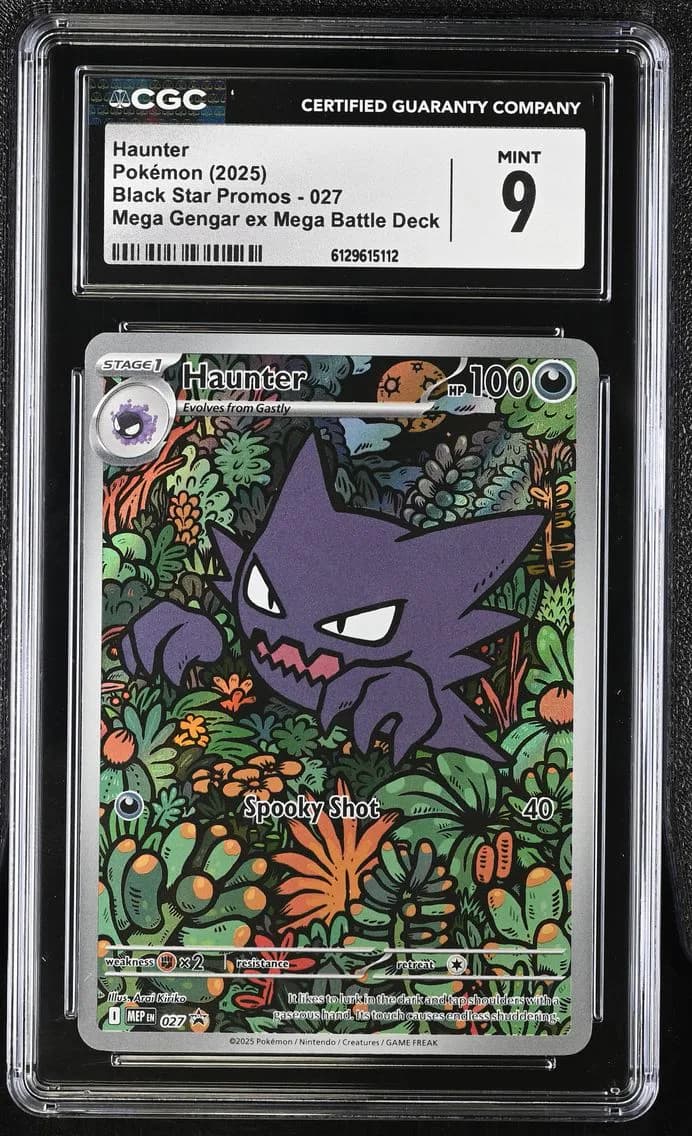 Haunter, Black Star Promos - Mega Evolution MEP EN, CGC 9