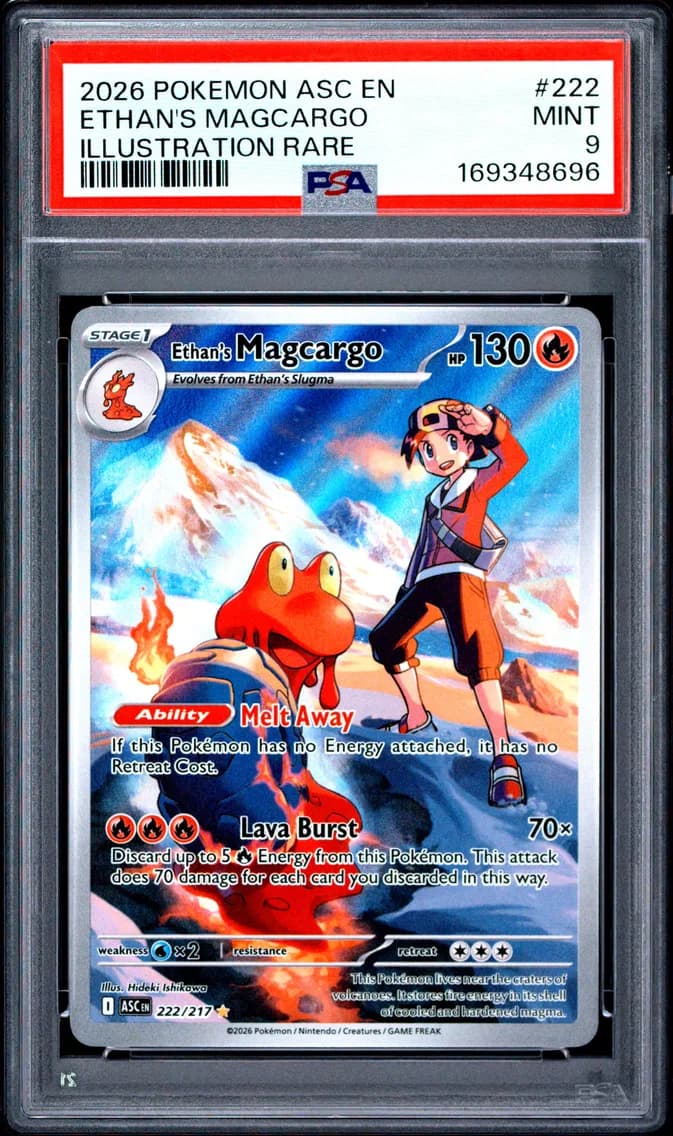 Ethan's Magcargo, Ascended Heroes, PSA 9