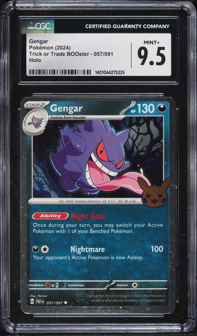 Gengar, Trick or Trade BOOster (2024), CGC 9.5