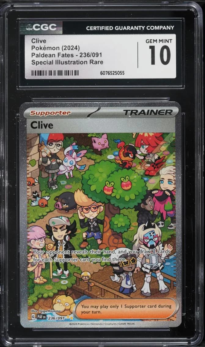 Clive, Paldean Fates, CGC 10