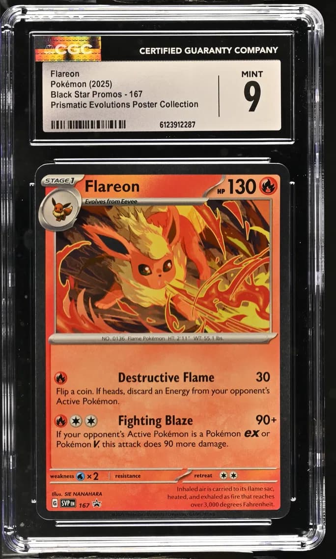 Flareon, Black Star Promos - Scarlet & Violet SVP EN, CGC 9