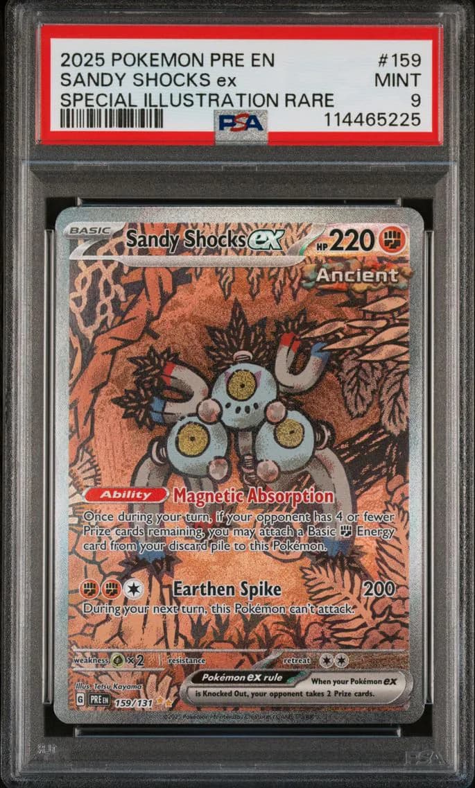 Sandy Shocks EX, Prismatic Evolutions, PSA 9