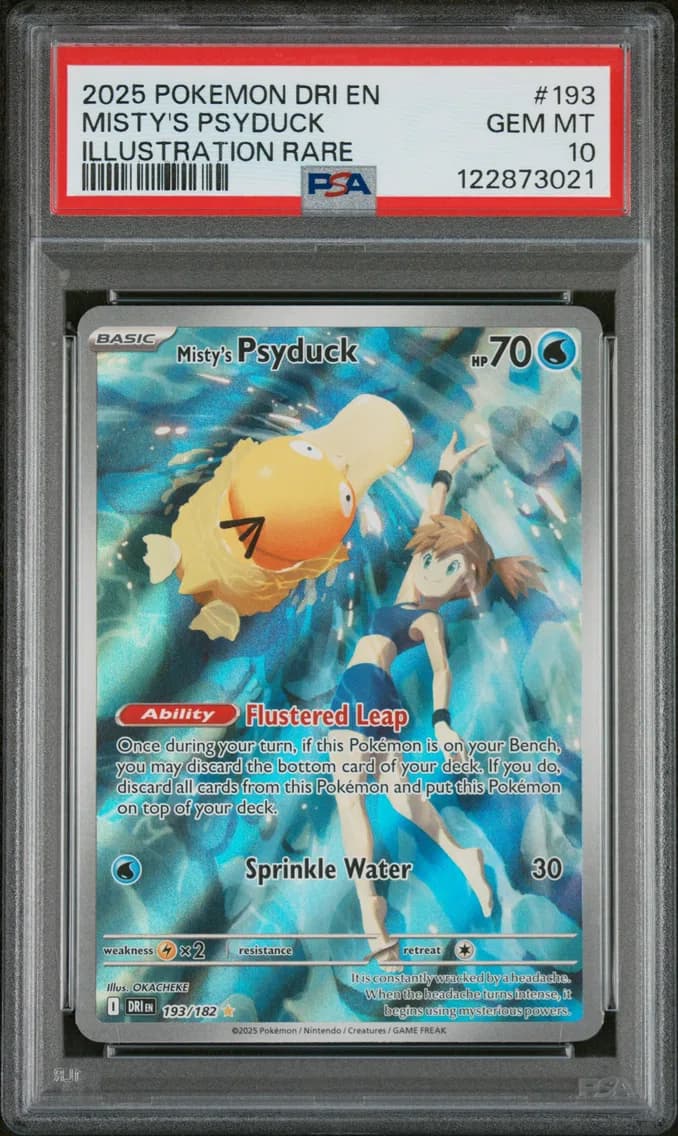Misty's Psyduck, Destined Rivals, PSA 10
