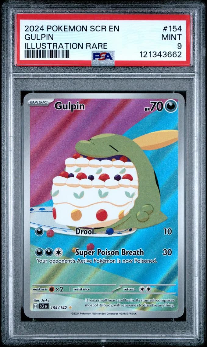 Gulpin, Stellar Crown, PSA 9