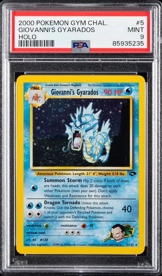 Giovanni'S Gyarados, Gym Challenge, PSA 9